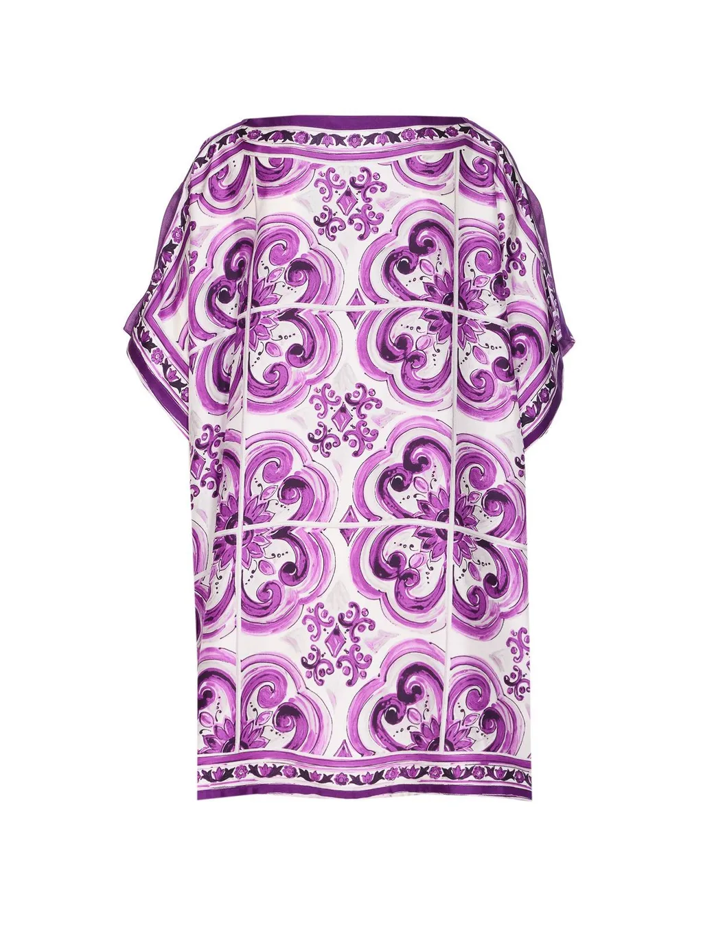 Graphic Printed Flared Hem Mini Dress