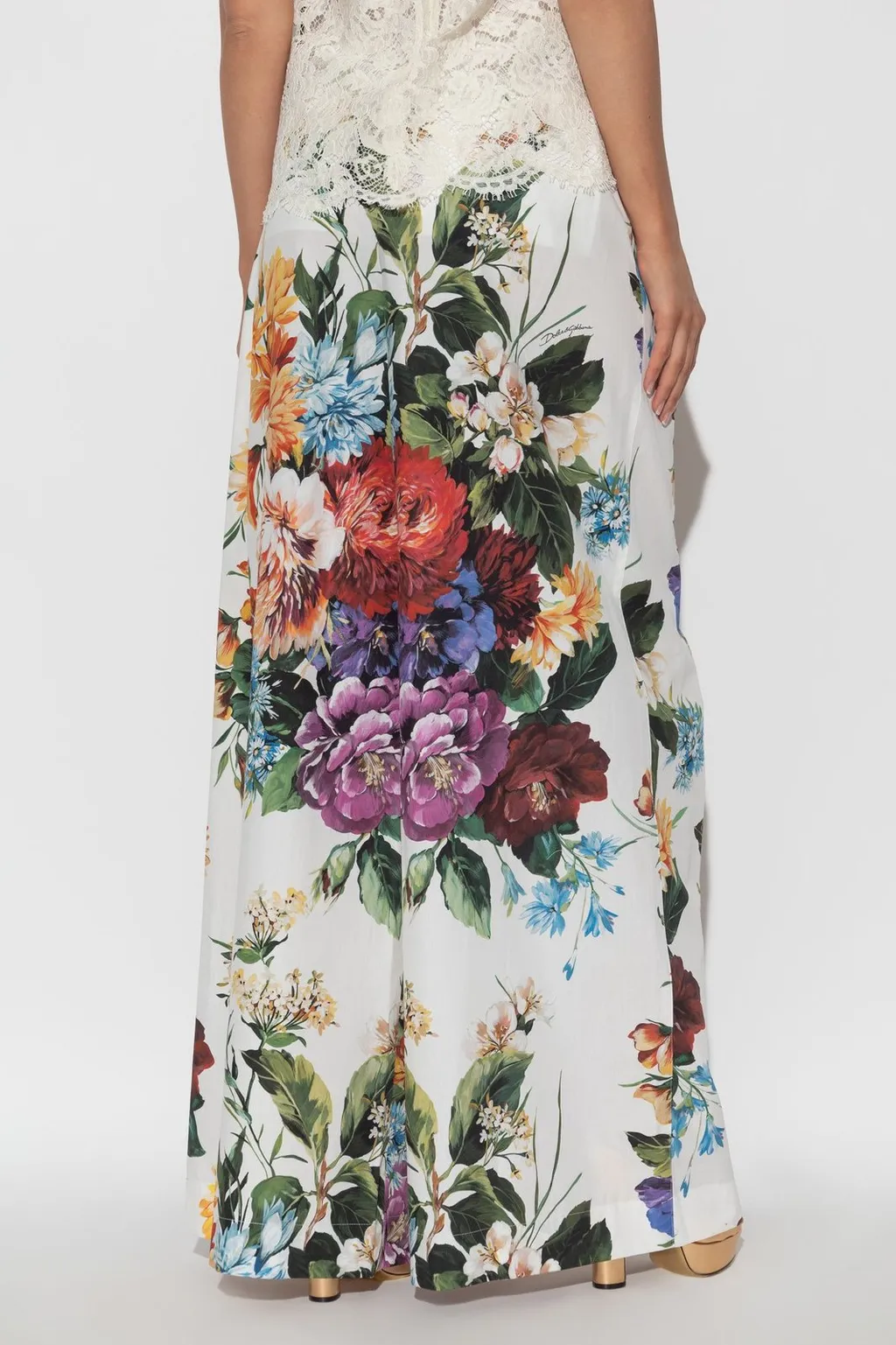 Floral Printed Wide Leg Pants