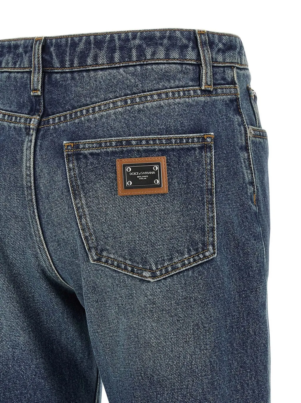 Logo Plaque Jeans