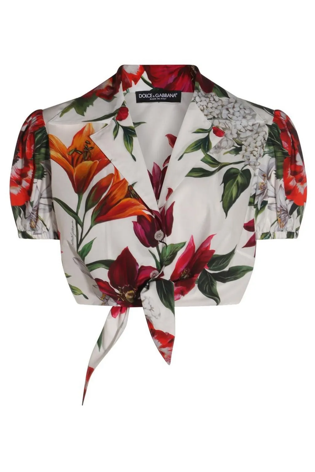 Floral Printed Cropped Top