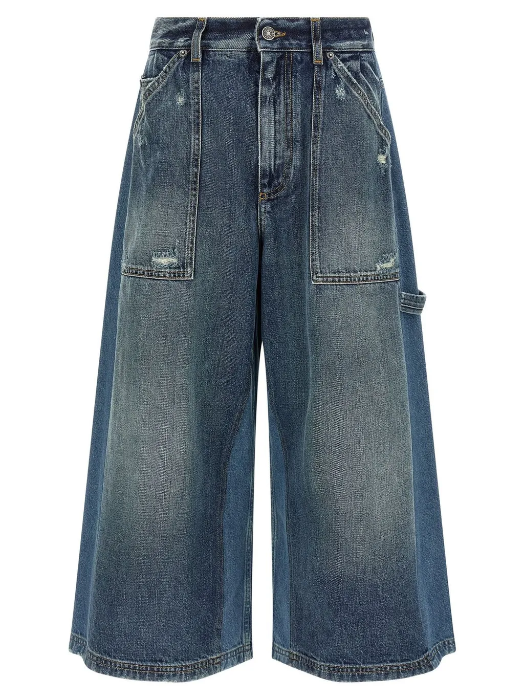Denim Bermuda Shorts