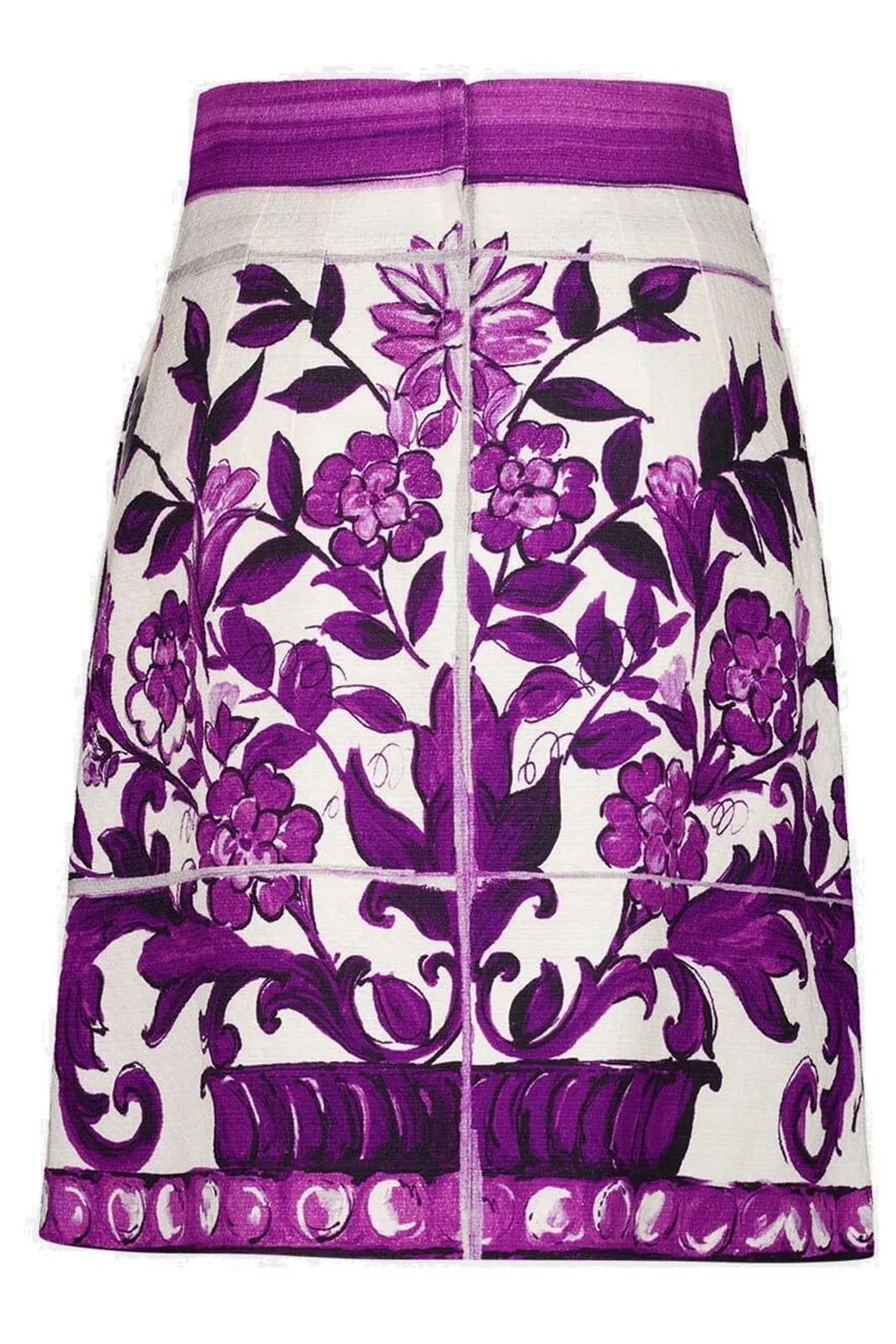 Majolica Printed Mini Skirt