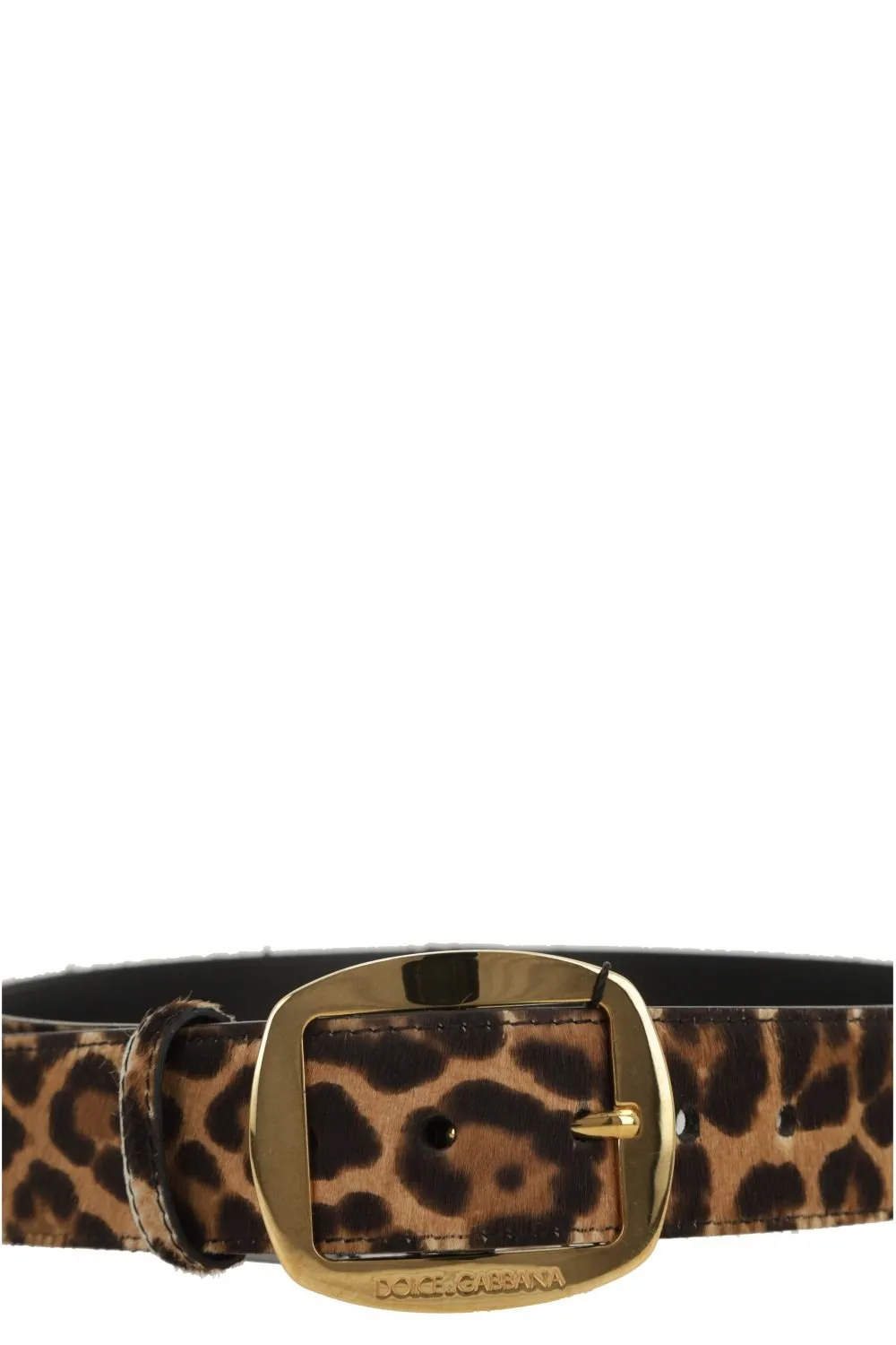 Leopard Printed Buckle Belt