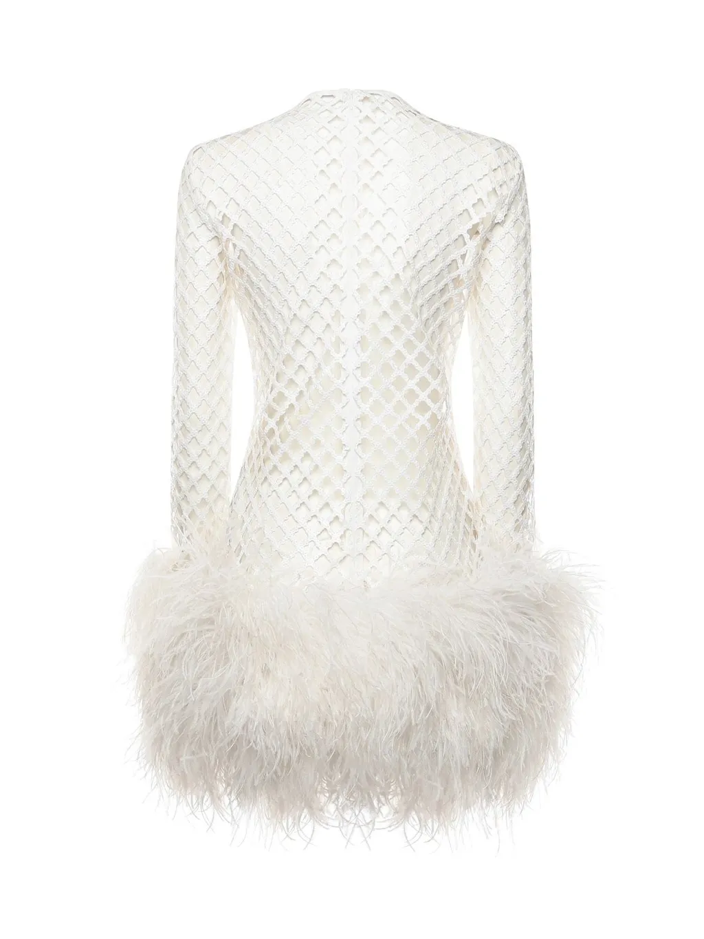 Sequin Embellished Mini Mesh Dress