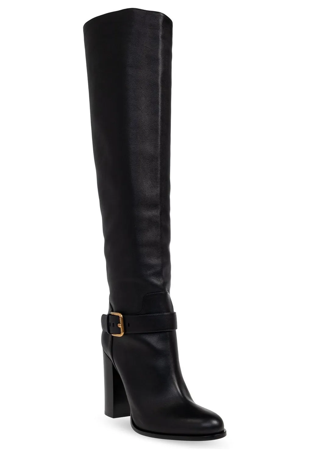 Buckle Detailed Heeled Boots