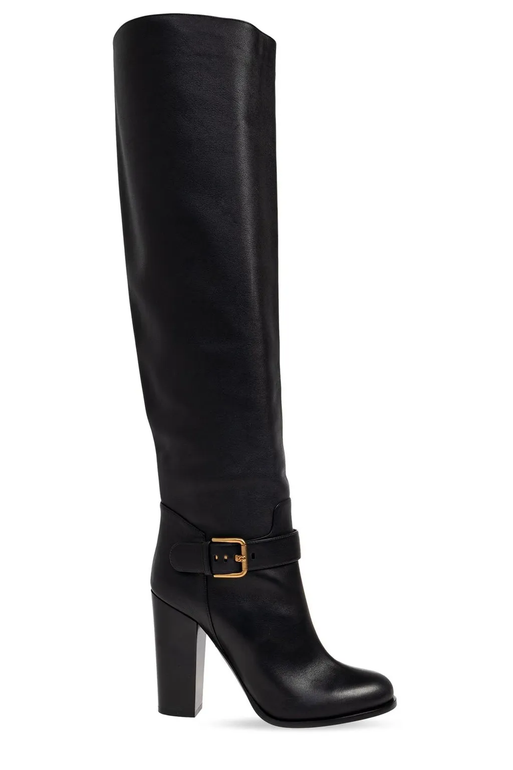 Buckle Detailed Heeled Boots