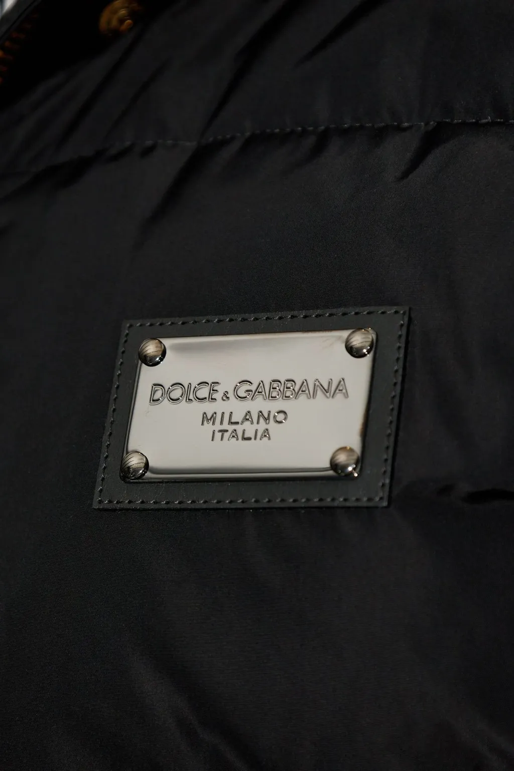 Logo Plaque Down Jacket