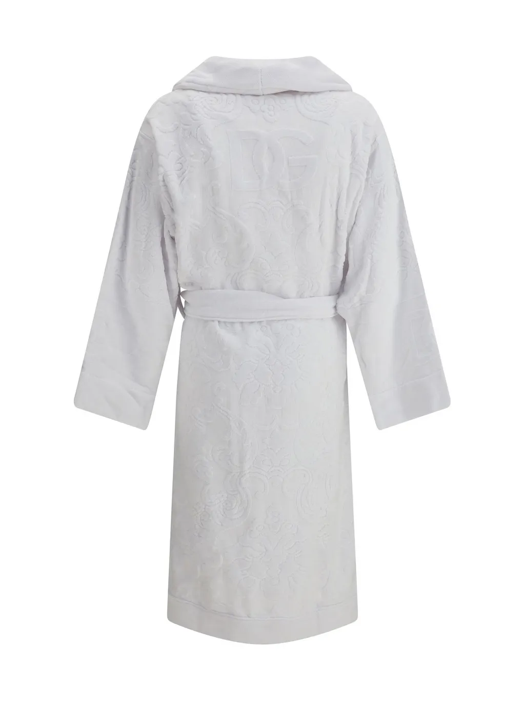 Logo Jacquard Terry Bathrobe