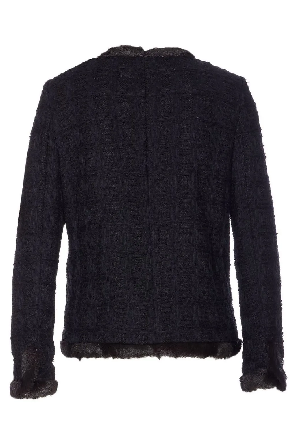 Single-Breasted Tweed Jacket