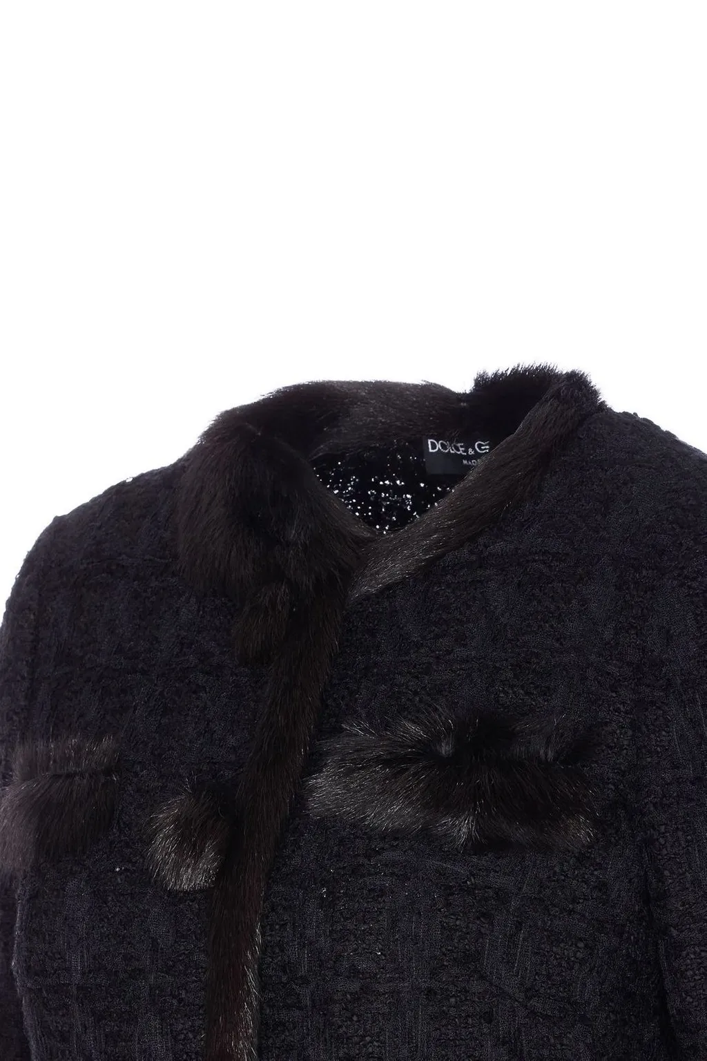 Single-Breasted Tweed Jacket