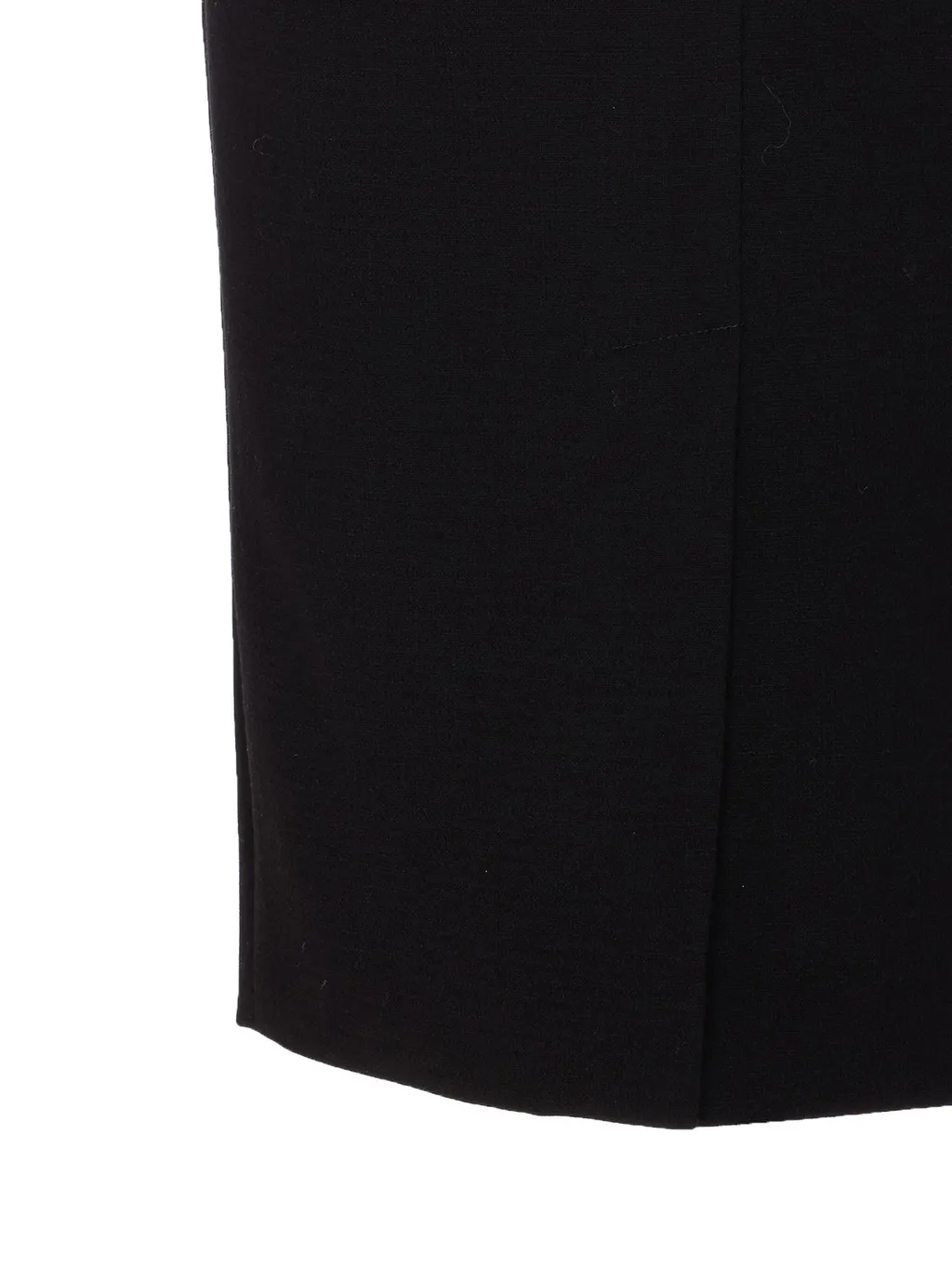 Straight Hem Midi Skirt