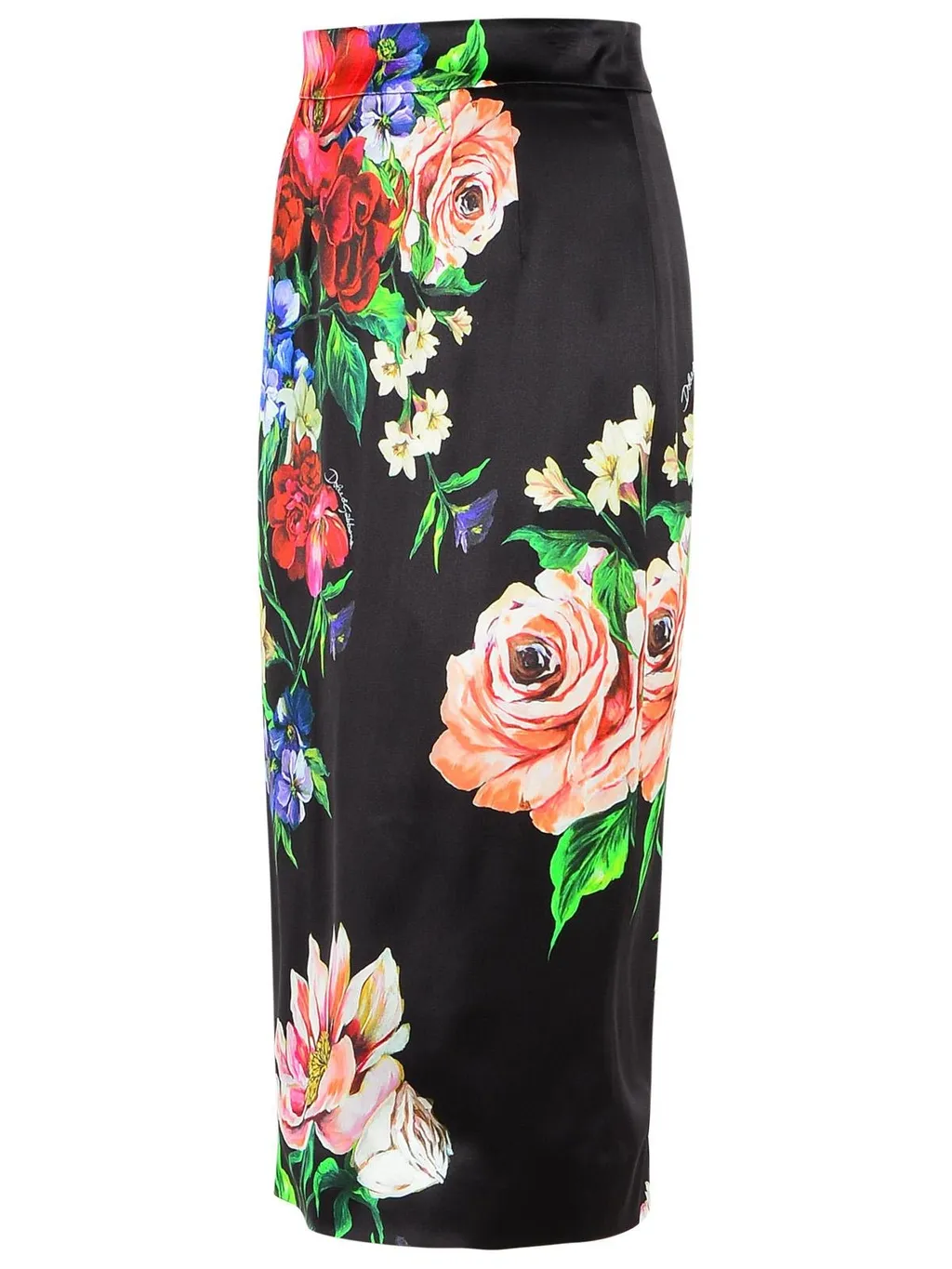Floral Printed Midi Skirt