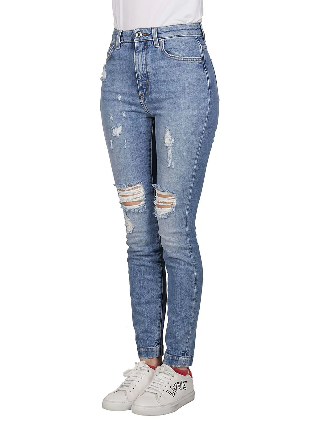 Audrey Distressed Skinny Jeans