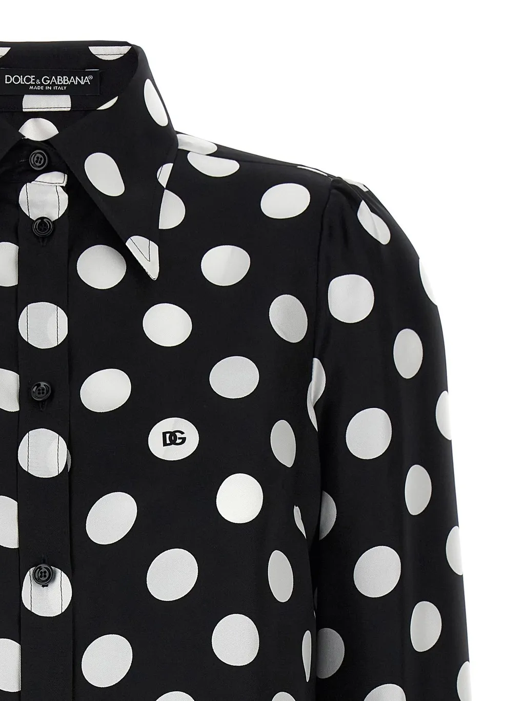 Mambo Polka Dot Print Shirt