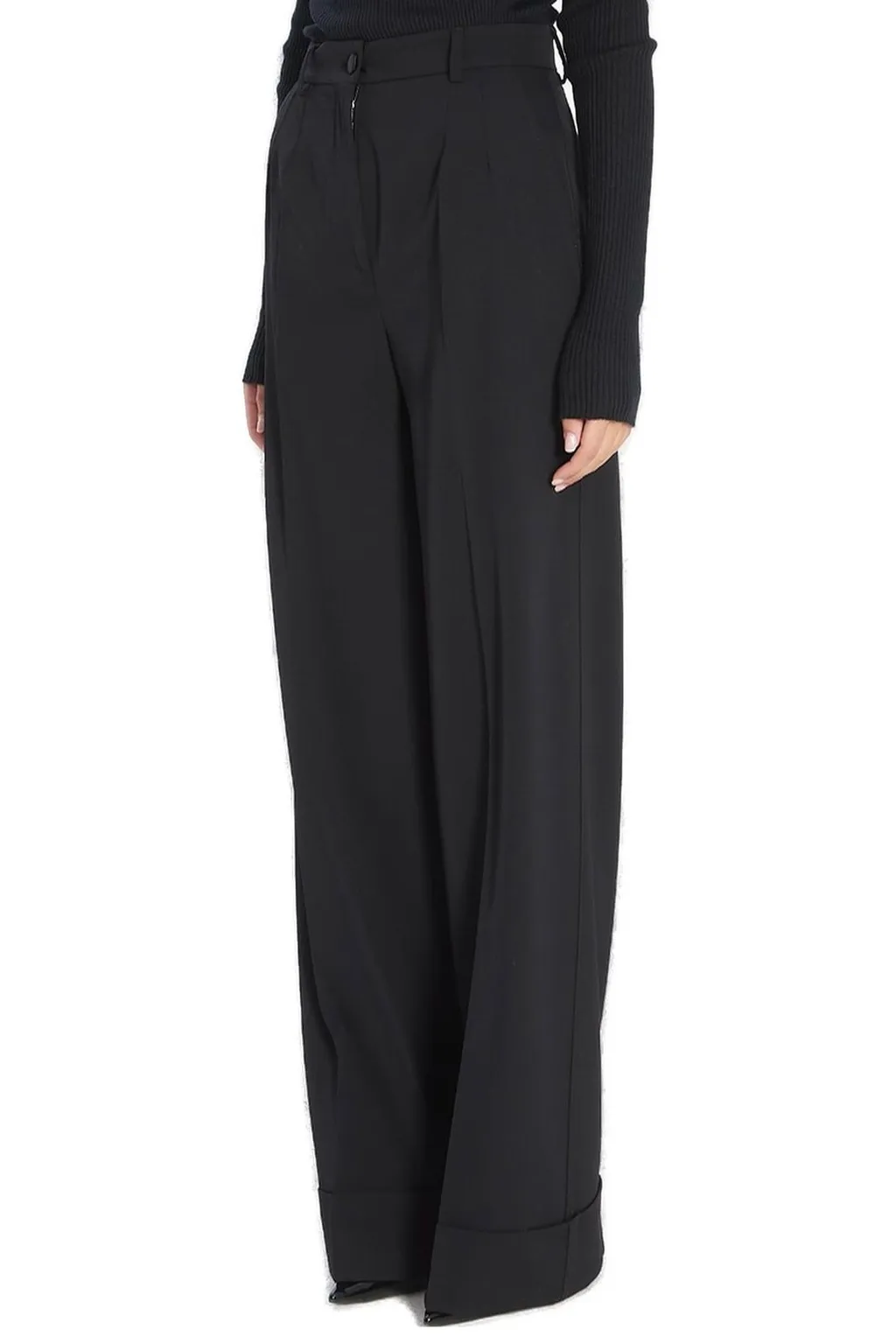 Bi-Stretch Straight Leg Trousers