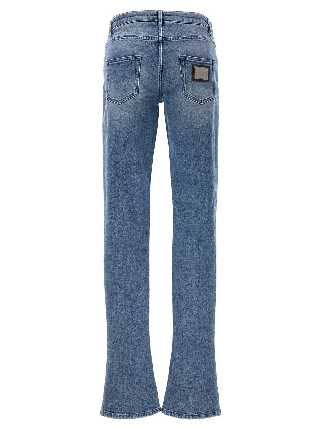 Logo Plaque Bootcut Jeans