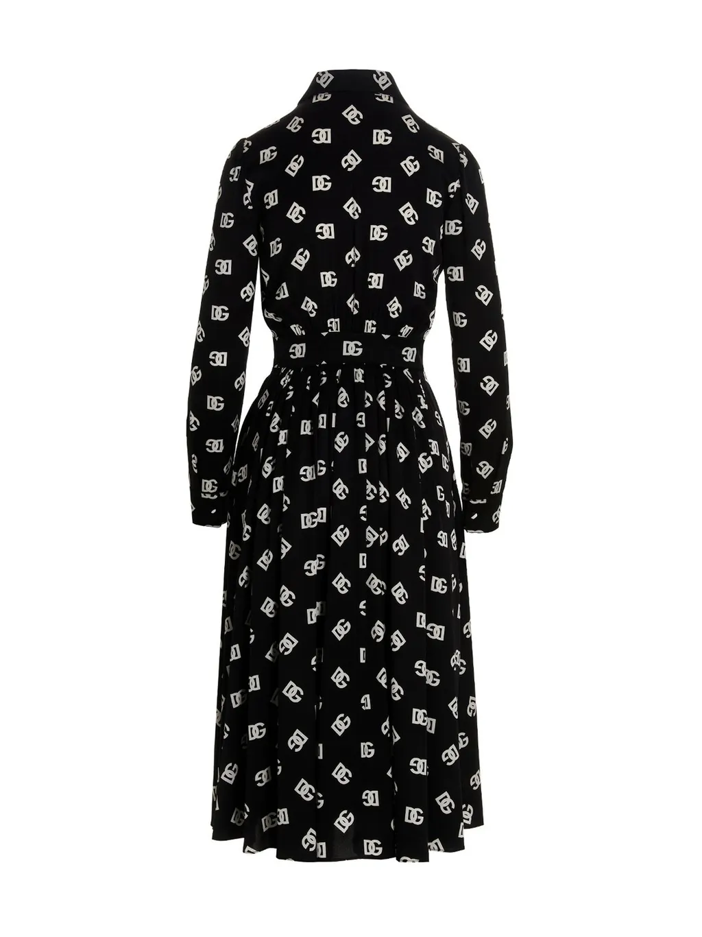 All-Over Dg Printed Midi Dress