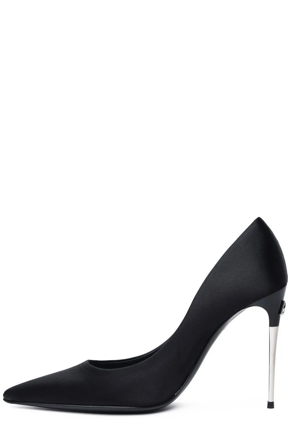 Logo Lettering Pointed Toe Pumps