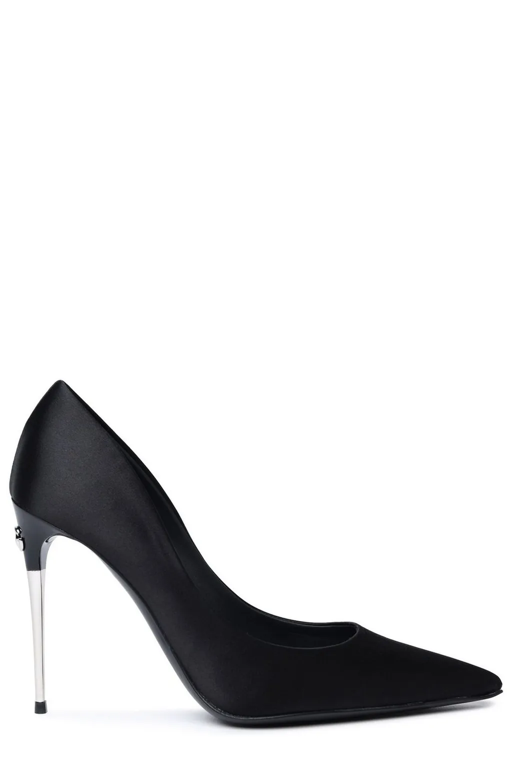 Logo Lettering Pointed Toe Pumps