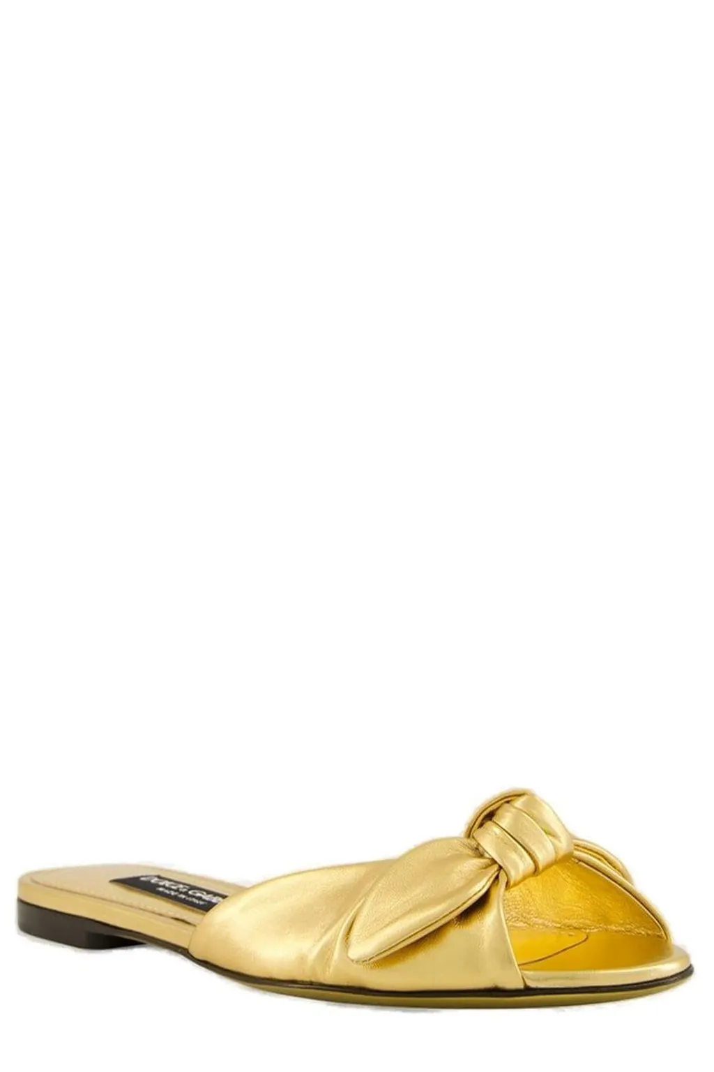 Bow Detailed Flat Slippers