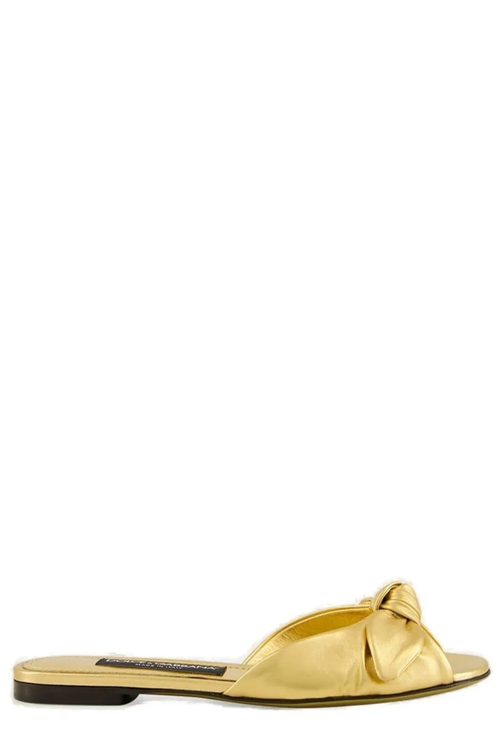 Bow Detailed Flat Slippers
