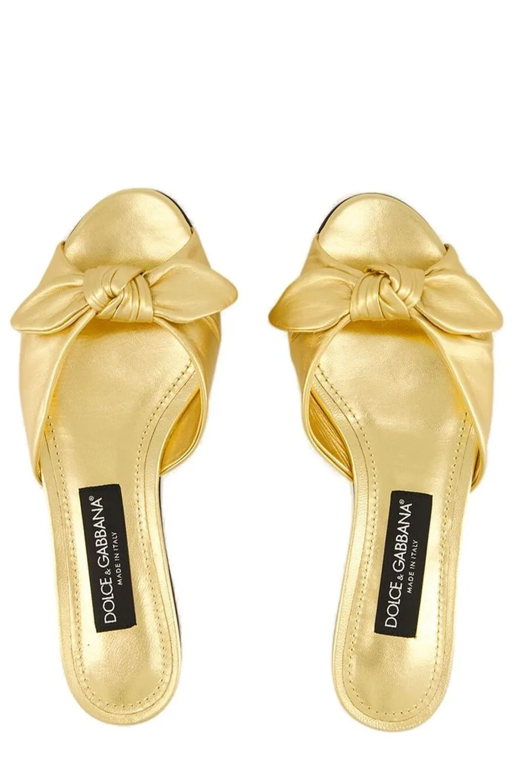 Bow Detailed Flat Slippers