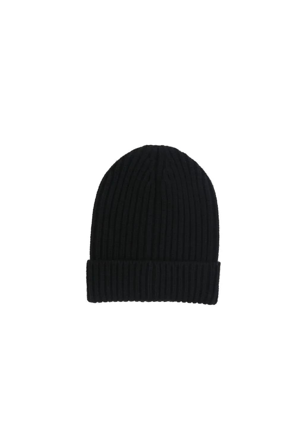 Turn-Up Hem Knitted Beanie