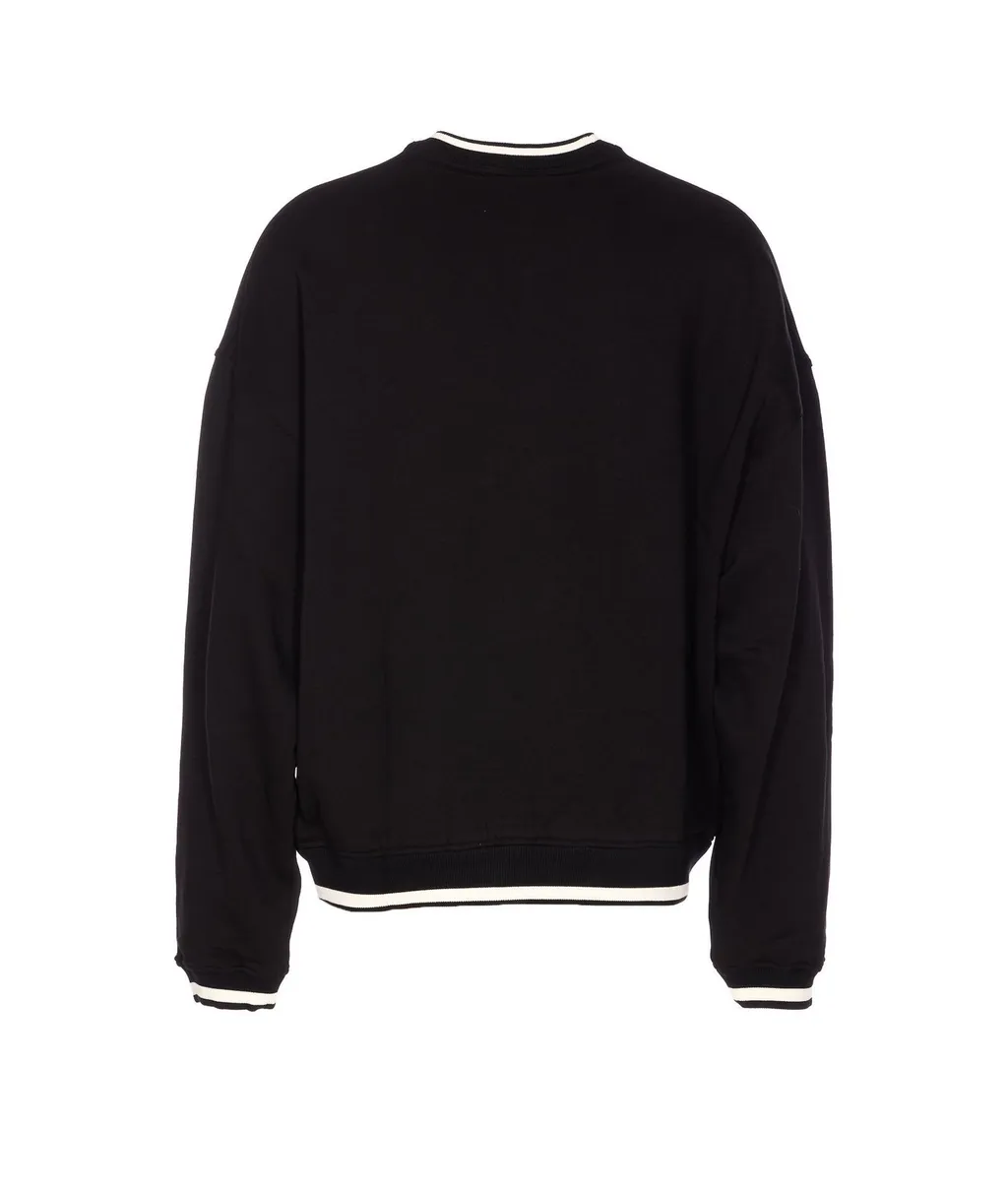 Logo Embroidered Crewneck Sweatshirt