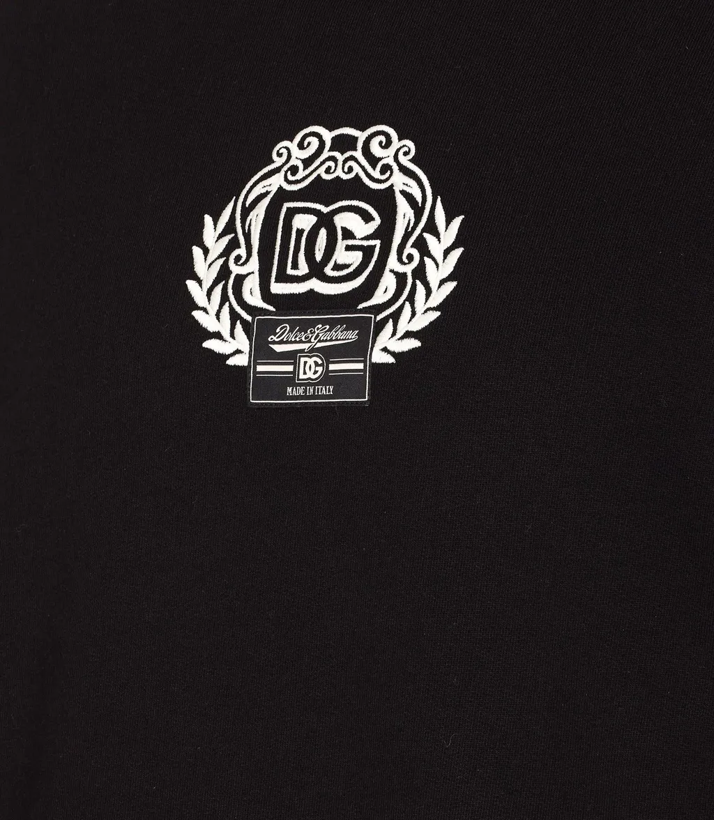 Logo Embroidered Crewneck Sweatshirt