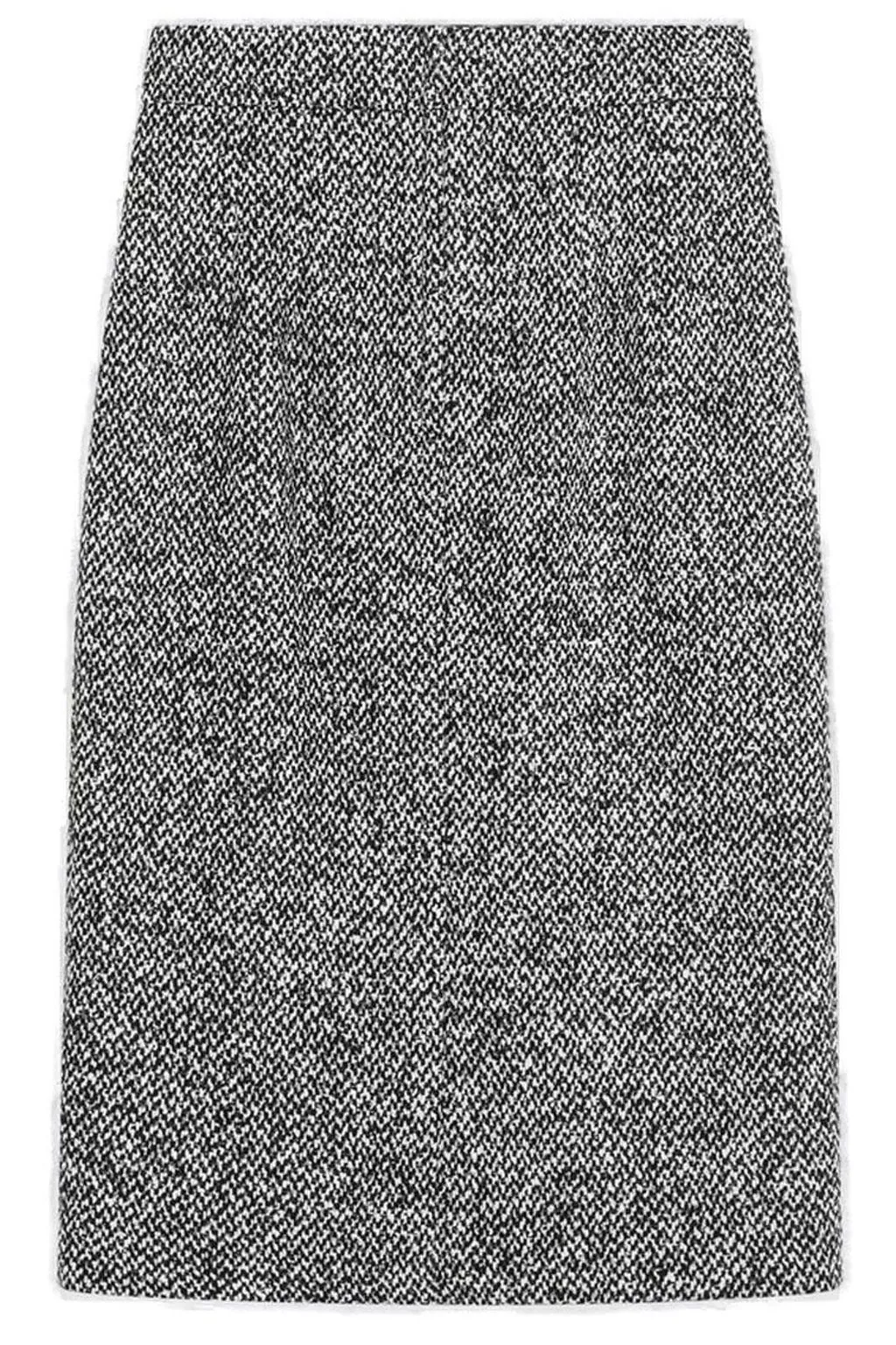Dotted Sheath Skirt
