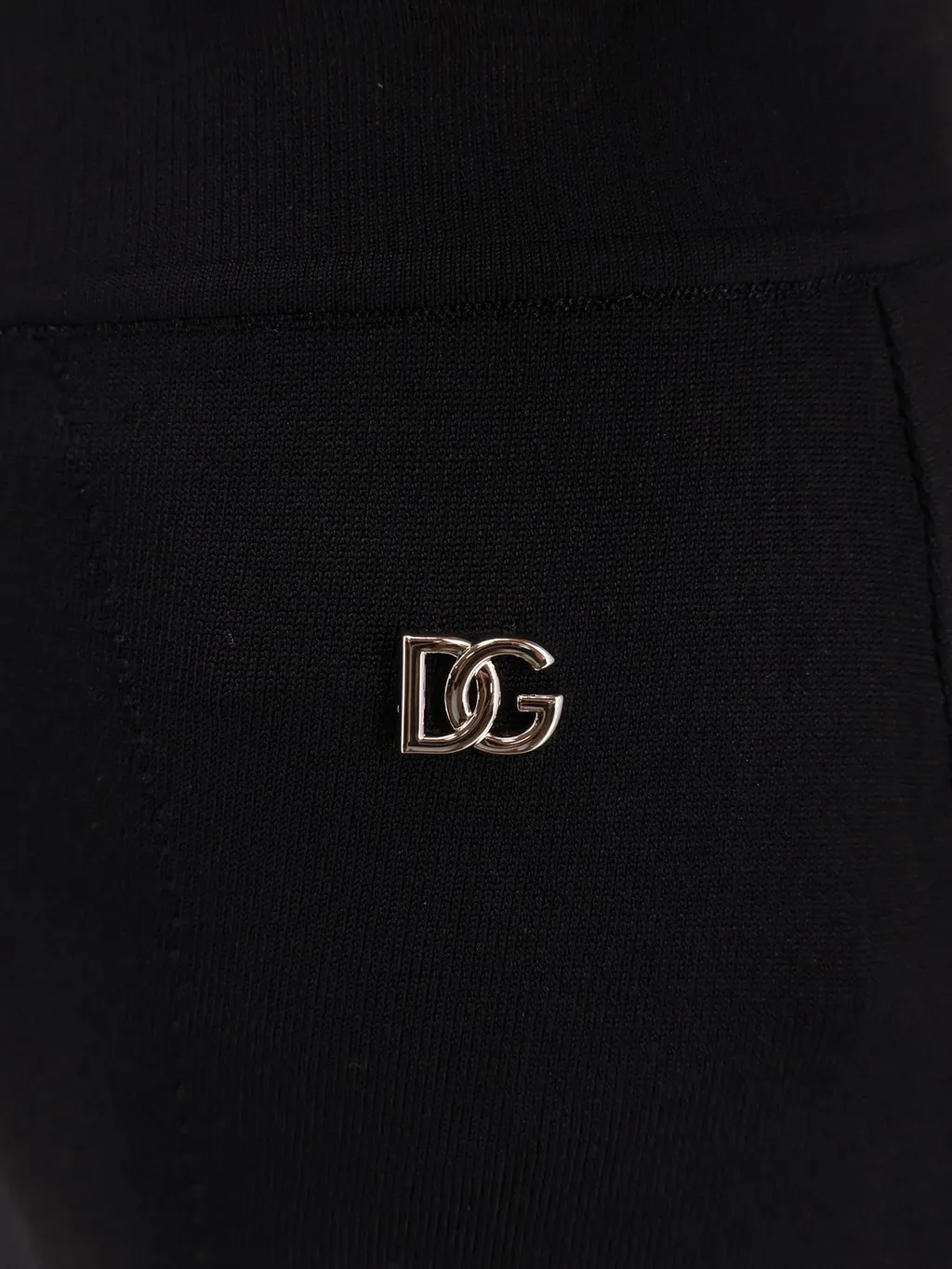 Dg Plaque Knit Pencil Skirt