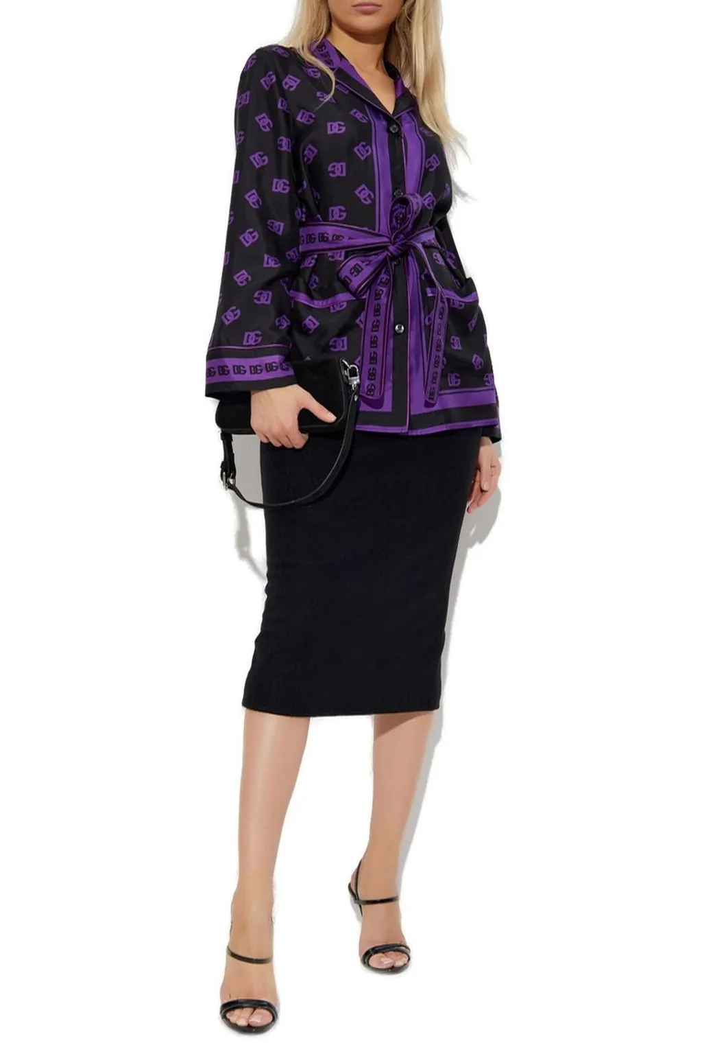 Dg All-Over Printed Twill Vanity Shirt