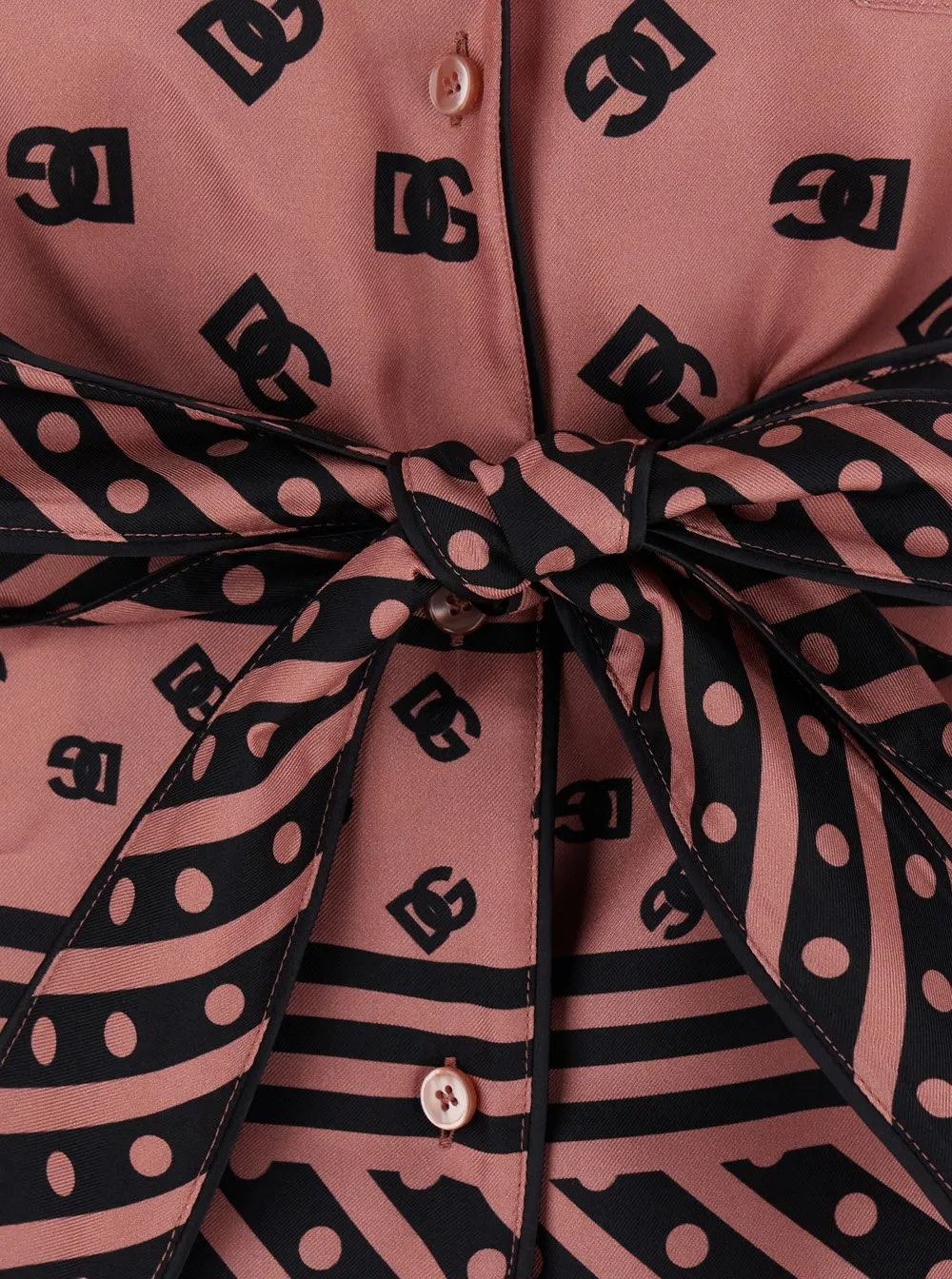 Dg Logo Printed Pajama Shirt