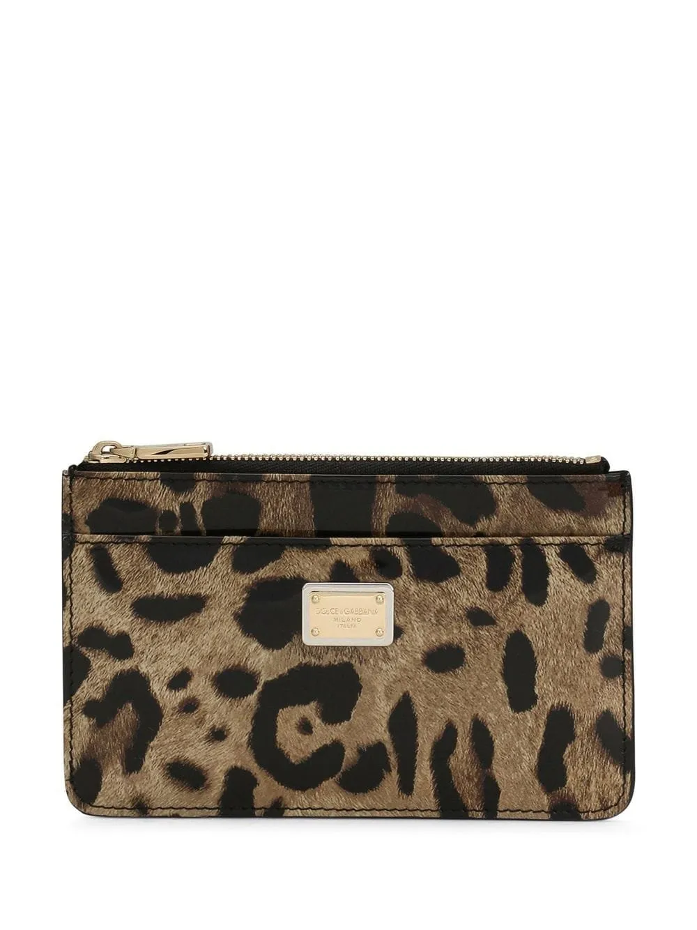 Leopard Print Medium Card Holder