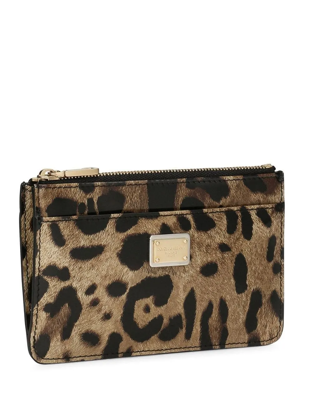 Leopard Print Medium Card Holder