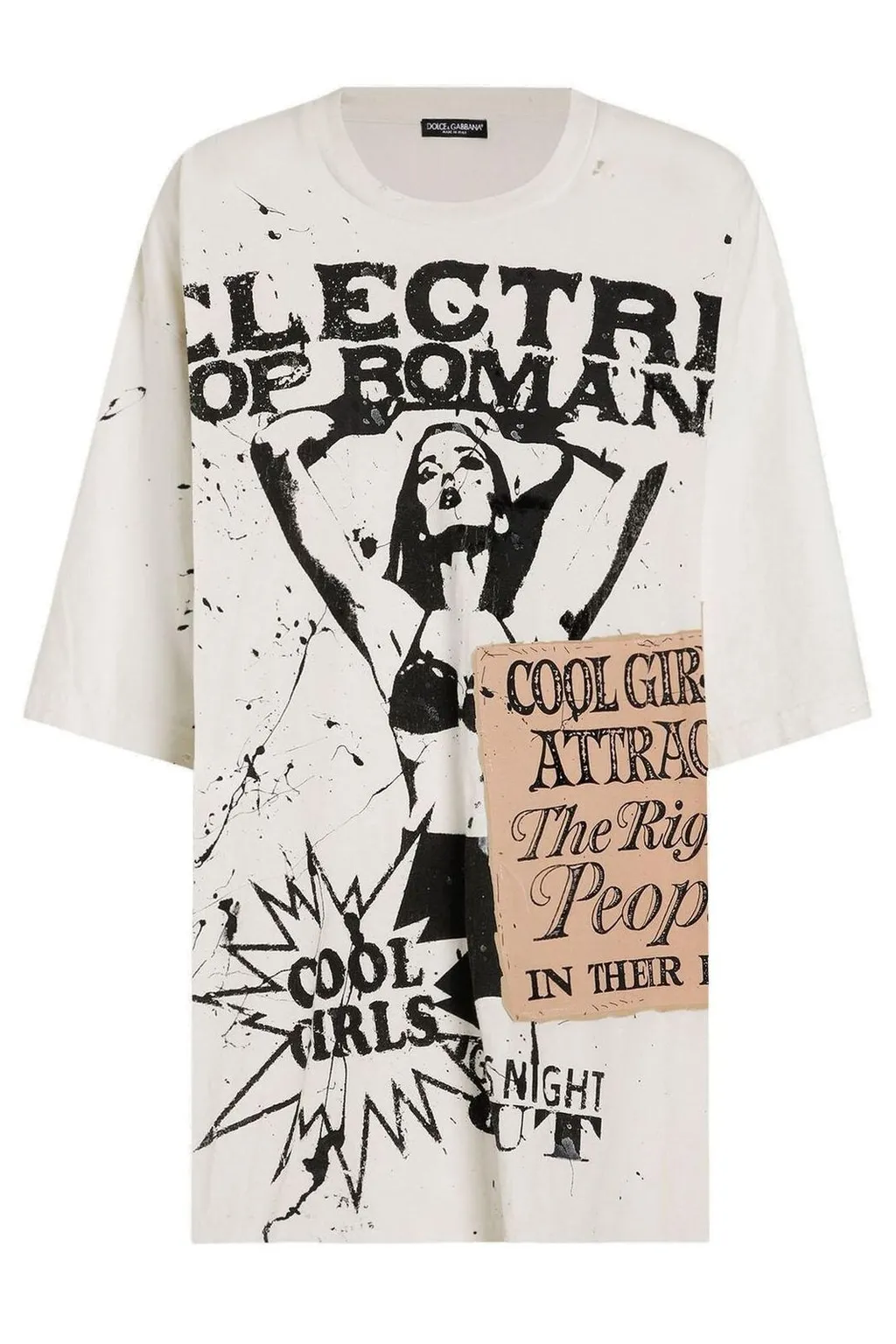 Printed Oversized Jersey T-Shirt