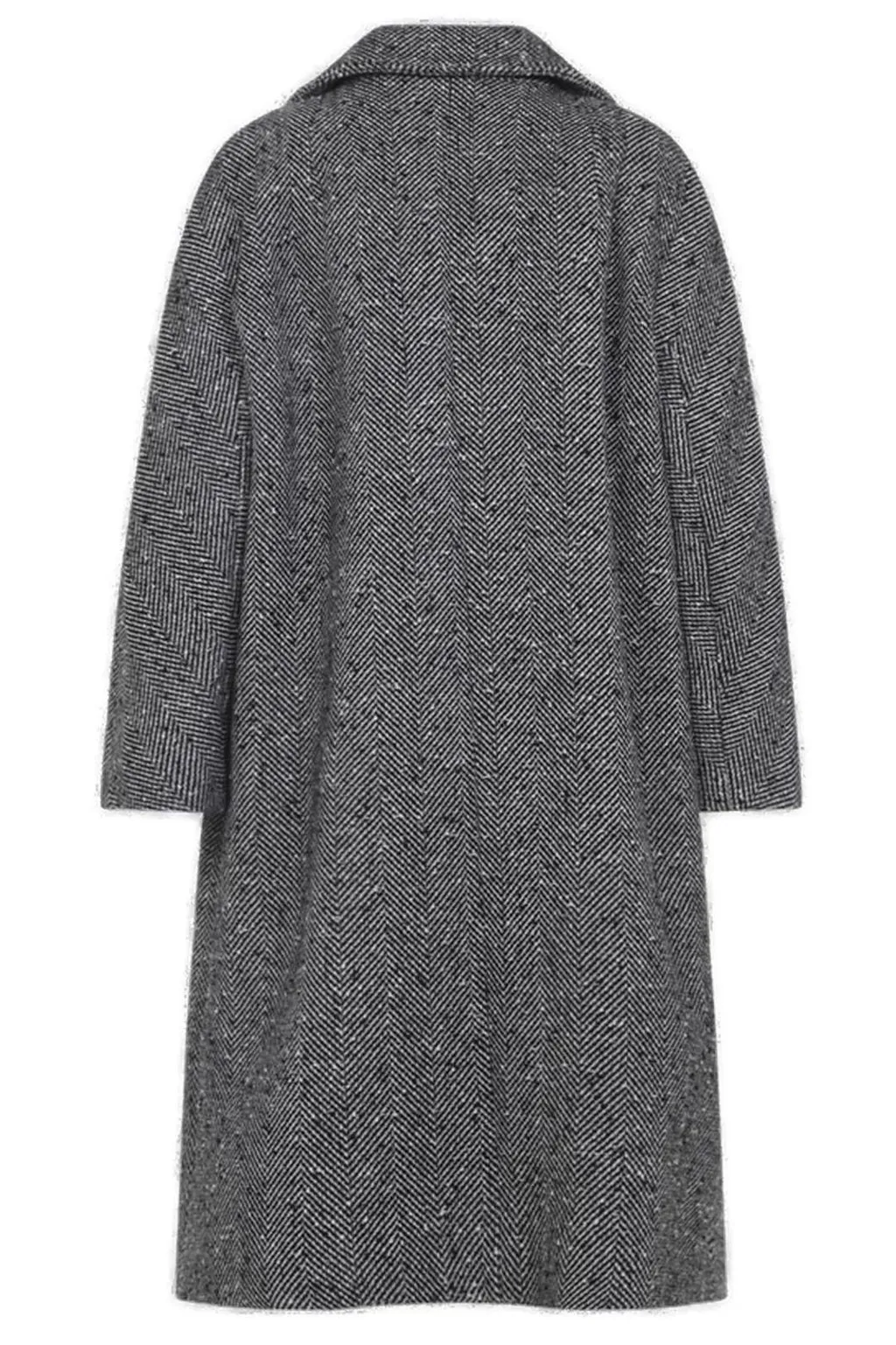 Long Chevron Coat