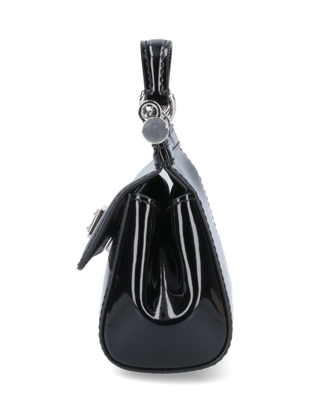 X Kim Logo-Plaque Foldover Top Mini Bag
