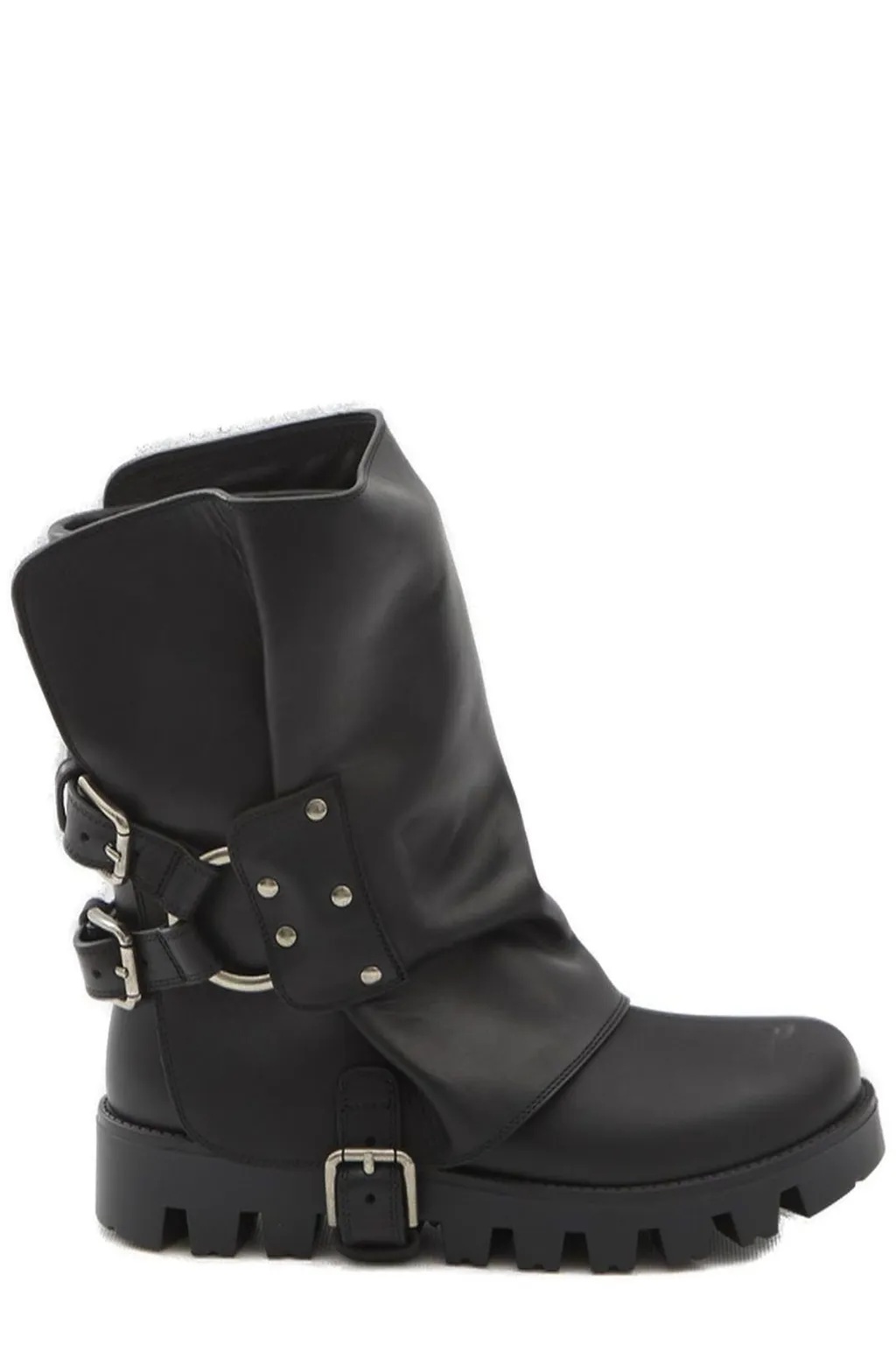 Buckle Detailed Ankle Boots