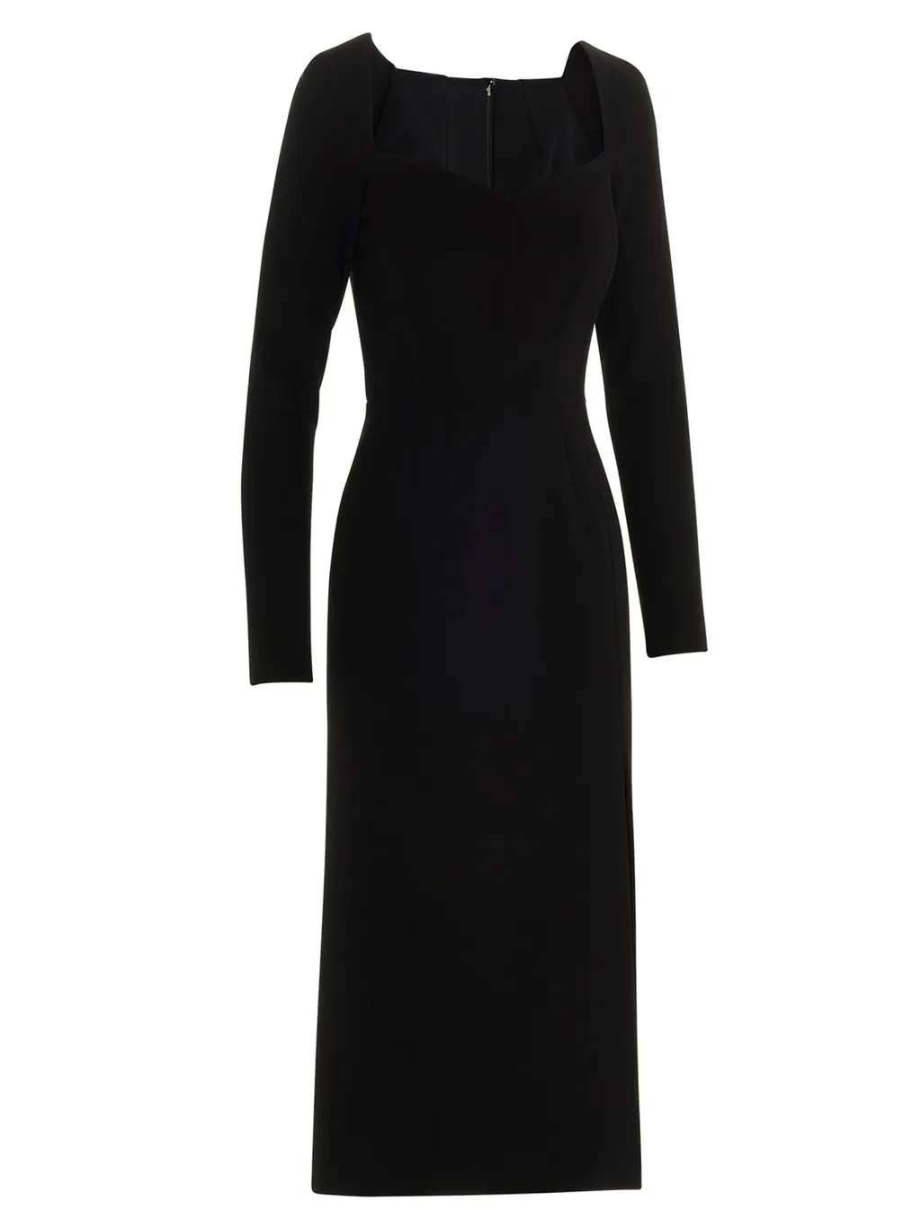 Fitted Long-Sleeve Dress