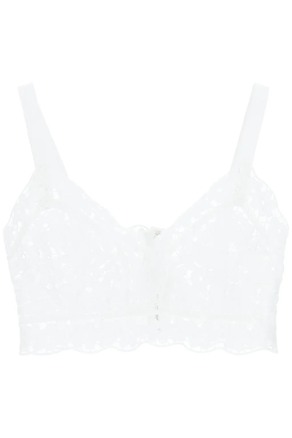 Lace Sleeveless Cropped Top