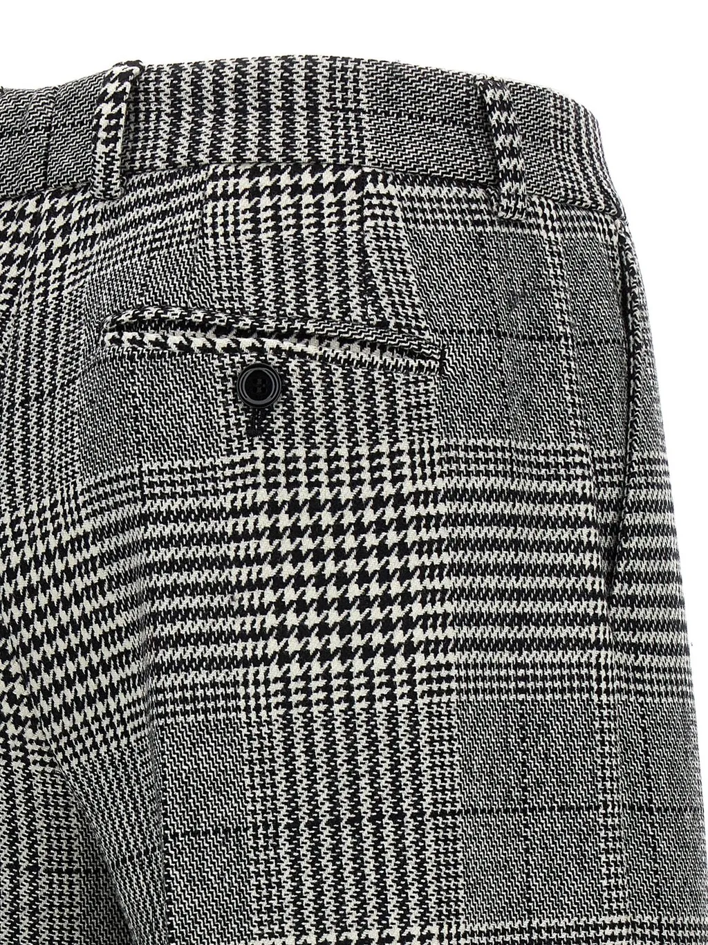 Plaid Flared Pants