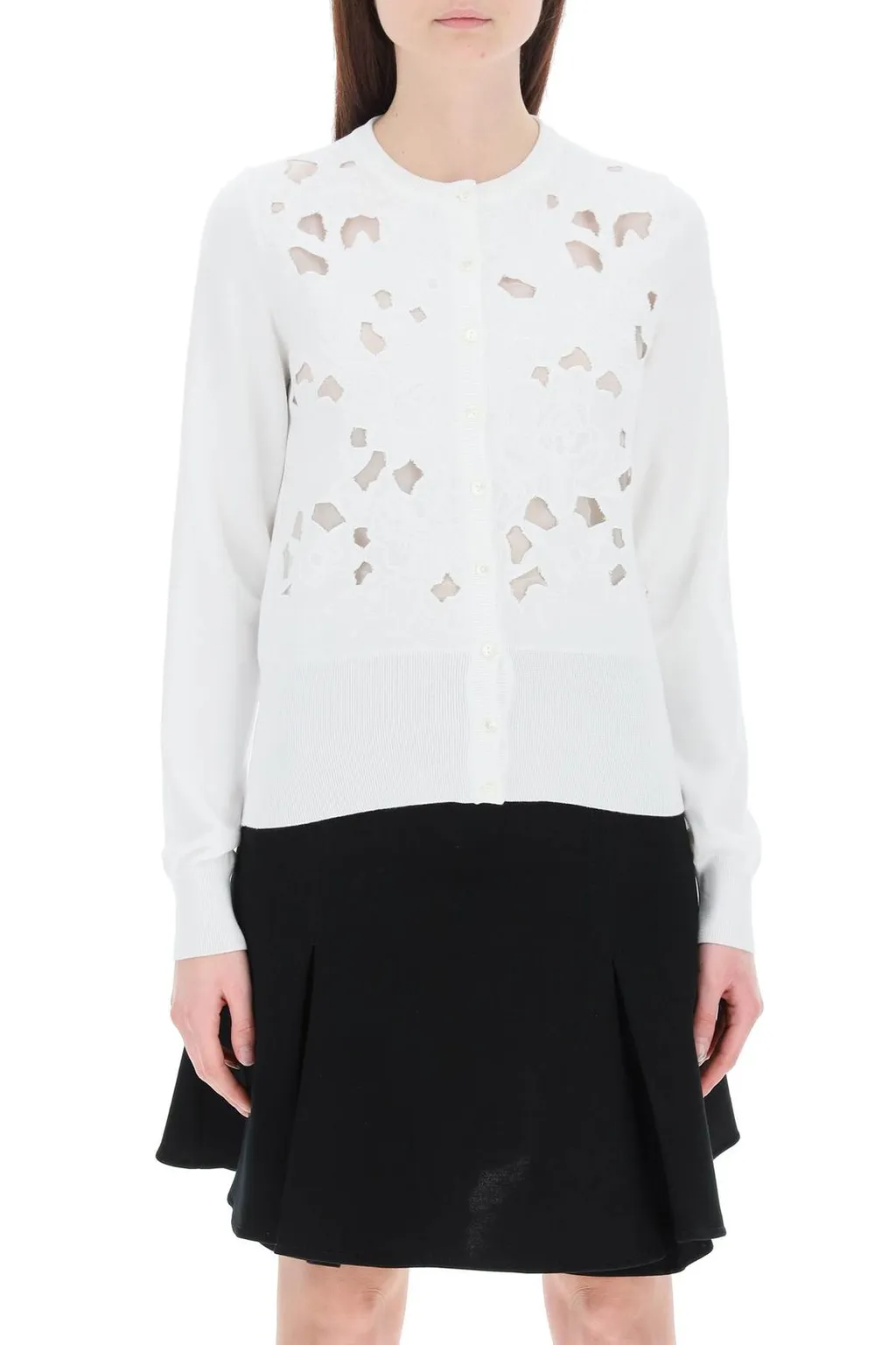 Floral Embroidered Cardigan