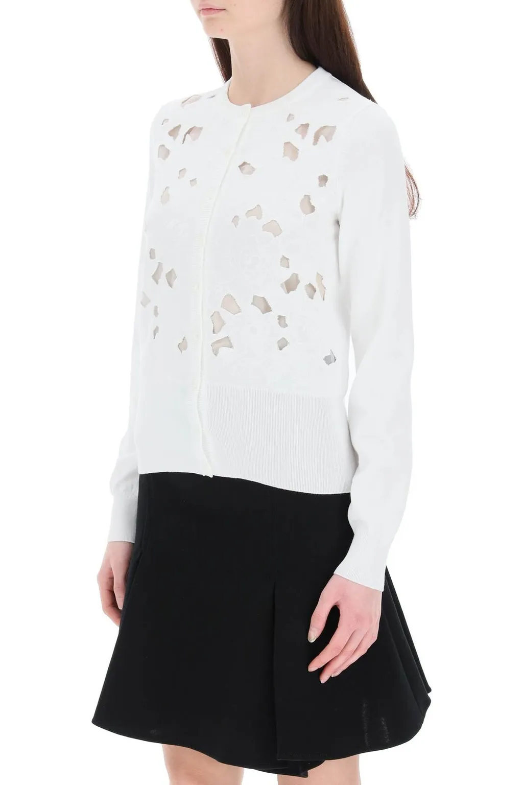 Floral Embroidered Cardigan