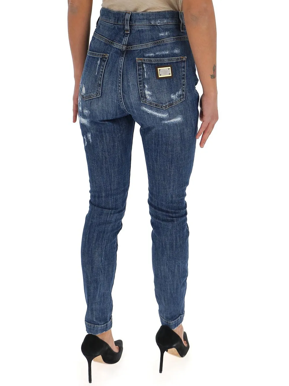 Distressed Skinny Jeans