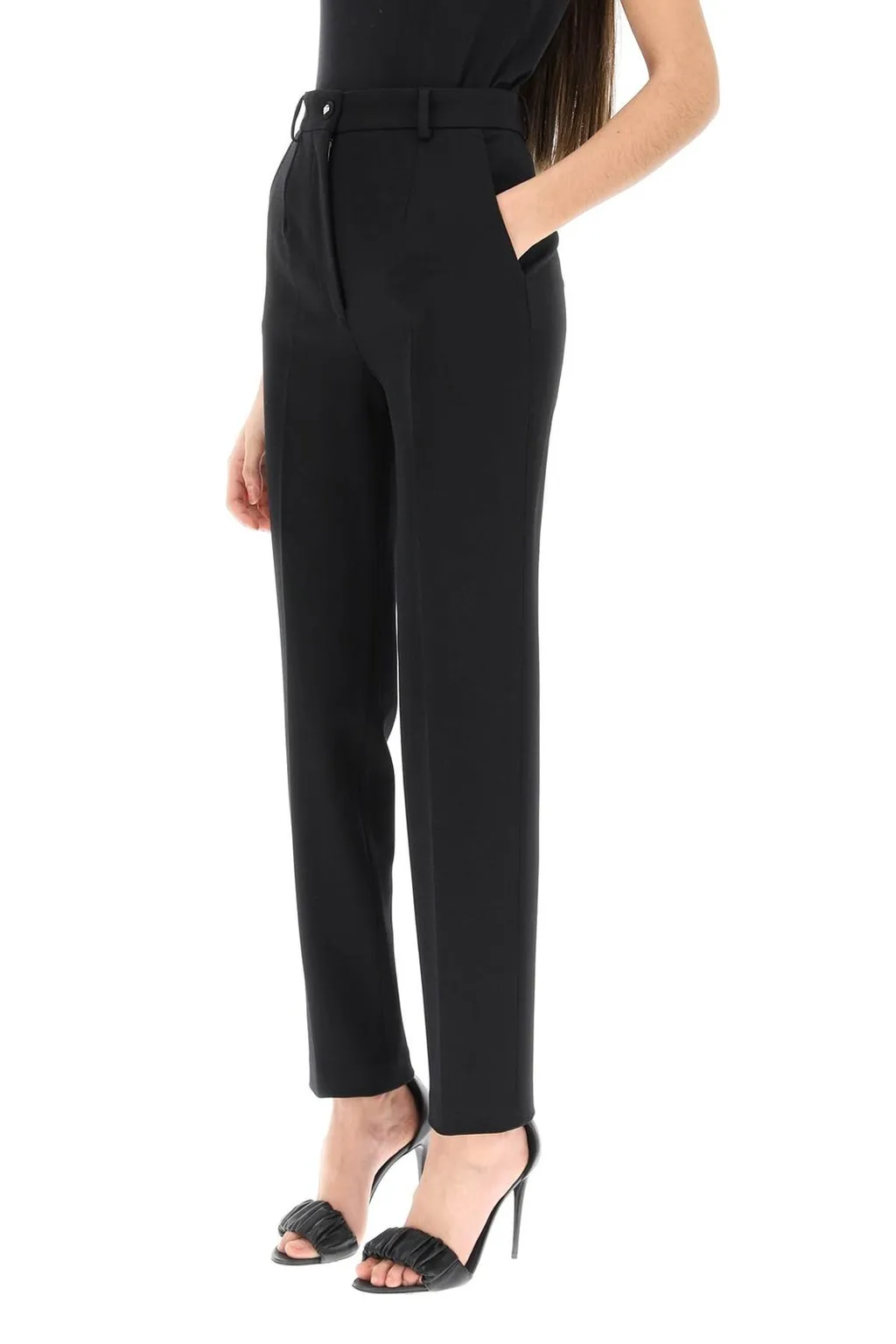 High Waist Milano Rib Pants