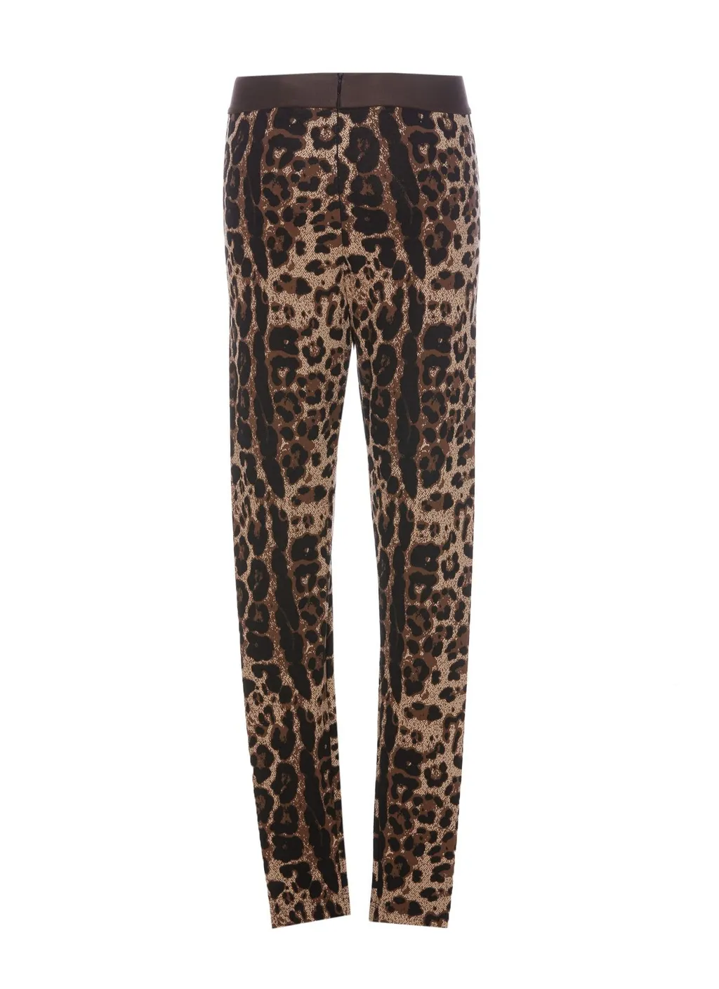 Leopard-Printed High-Waist Leggings