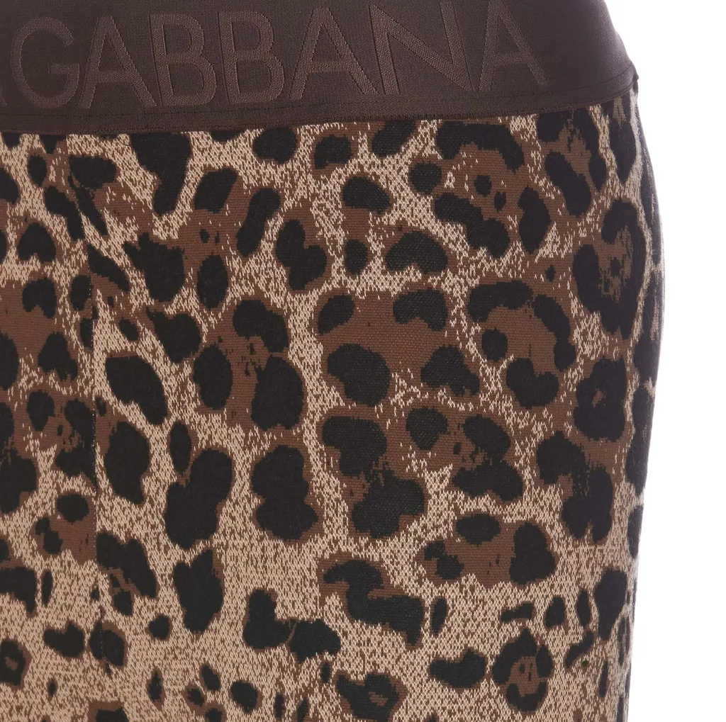Leopard-Printed High-Waist Leggings