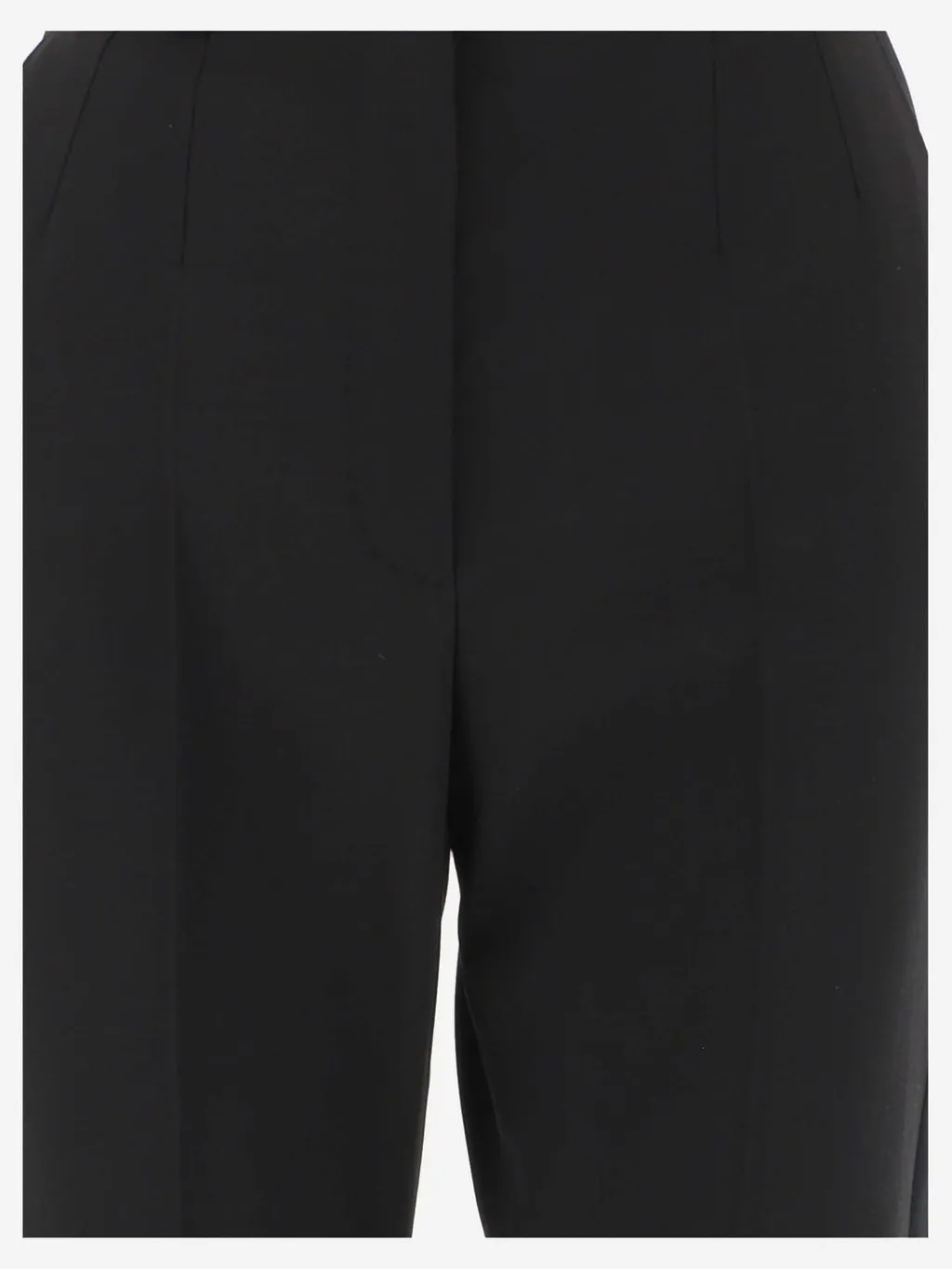 Cuffed Hem Tapered Trousers