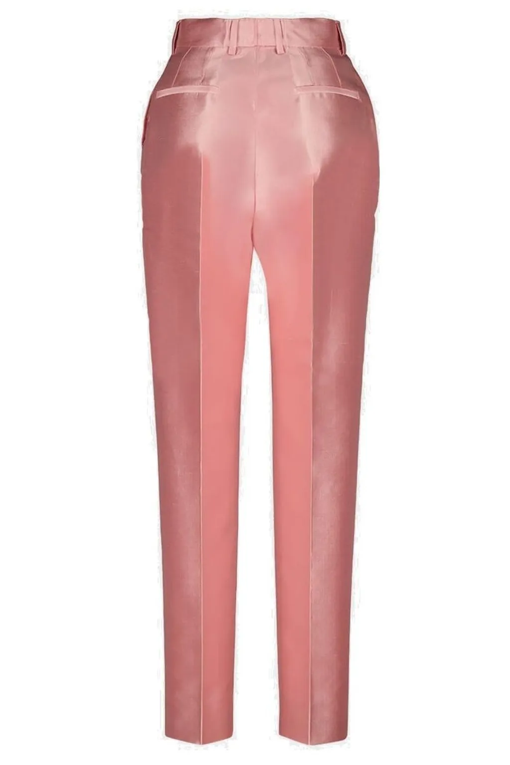 High Waist Satin Trousers